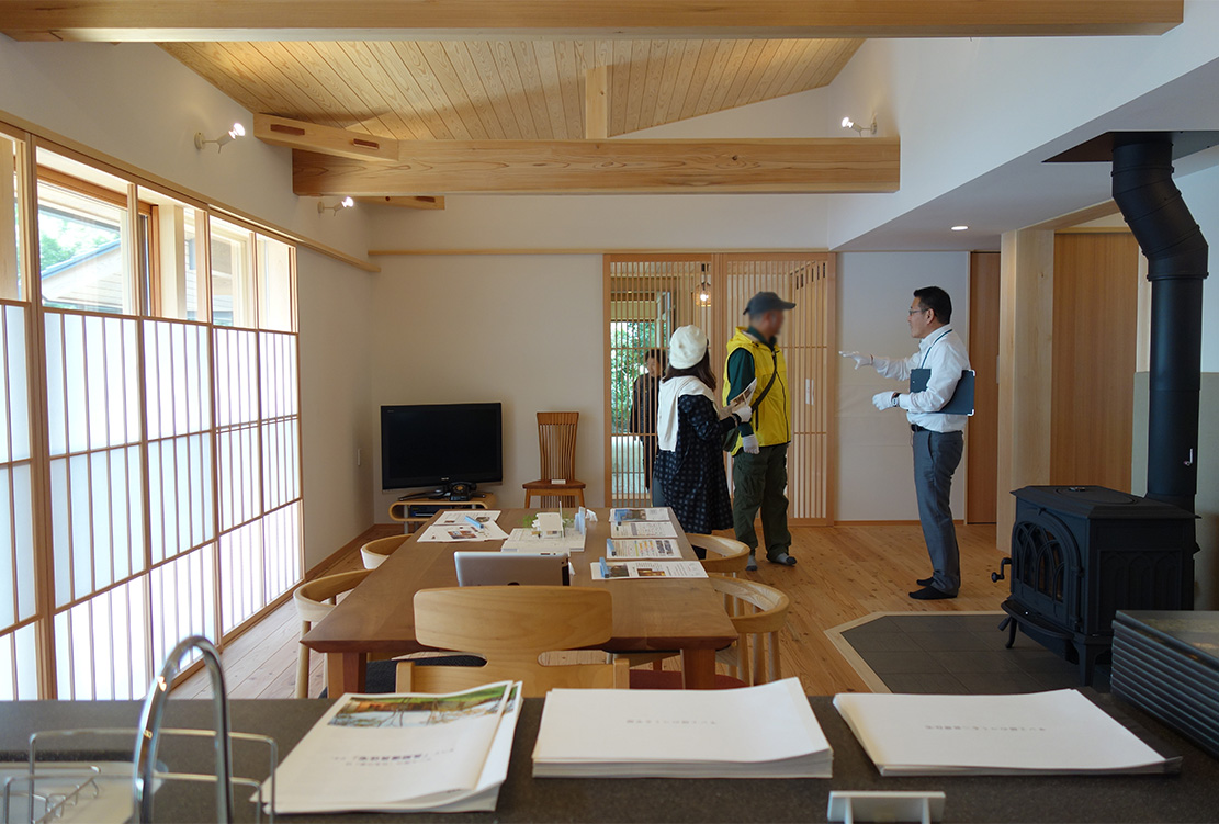 サン工房の家 見学会風景