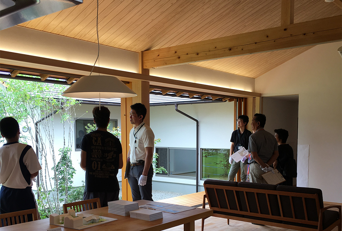 サン工房の家 見学会風景